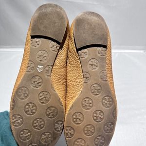 Tory Burch | Shoes | Tory Burch Reva Leather Ballet Flats Royal Tan 7